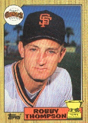 1987 Topps Baseball Cards      658     Robby Thompson RC *